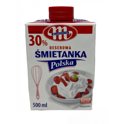 Вершки 30% Млековіта Mlekovita 0.5L 