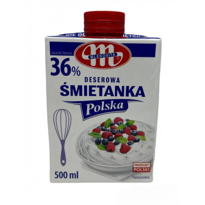 Вершки 36% Млековіта Mlekovita 0.5L 