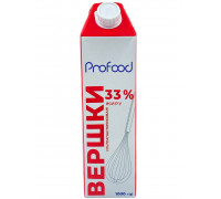 Вершки кондитерські 33% ProFood, 1л