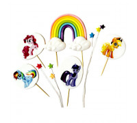 Набір кондитерських цукрових прикрас “Поні ТОП”