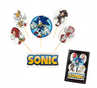 Набір кондитерських цукрових прикрас “Сонік 2Д”