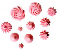Набір кондитерських цукрових прикрас “Міні-безе асорті рожеві”