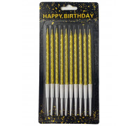 НАБІР СВІЧОК (ЗОЛОТО) 10 ШТ