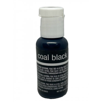 Гелевий барвник Chefmaster Liqua-Gel Coal Black