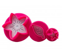 Набір плунжерів Квітка листочок зірочка