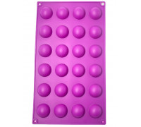 Силіконова форма Півсфери 24 комірки