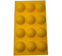 Силіконова форма Півсфери 12 комірок