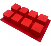 Силіконова форма Куб 8шт. 