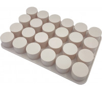 Силіконова форма для цукерок циліндр 24 шт