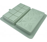 Силіконова форма Дуб. шоколадка №3